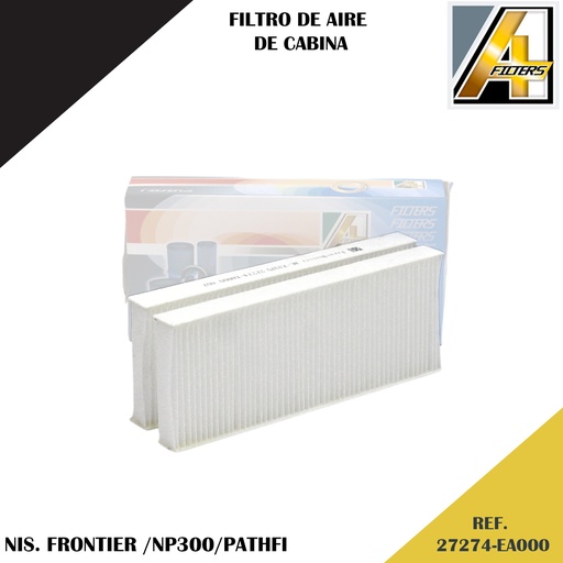 [27274-EA000] FILTRO DE CABINA NIS. FRONTIER/NP300/PATHFI